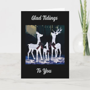 CARTÃO GLAD TIDINS A VOCÊ NO NATAL