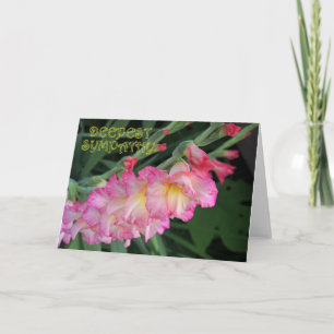 Cartão Gladiola Simpatia 2