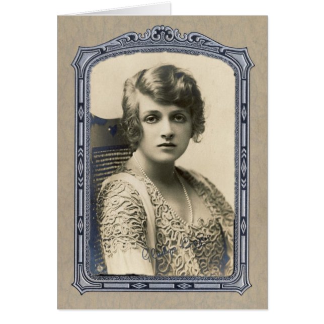 Cartão Gladys Copper (Frente)