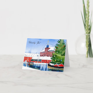 Cartão Glæ delig jul, Natal dinamarquês