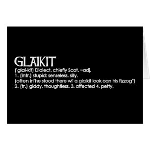 Cartão Glaikit