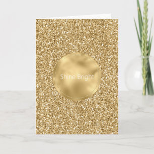Cartão Glam Dourado Glitzy Glitzy