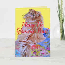 Cartão Glamour-Puss Casa Comigo Cobertor Gatinho F