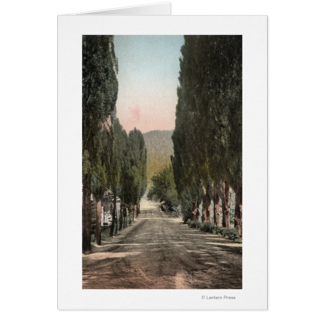 Cartão Glenwood Primaveras, Colorado (Frente)