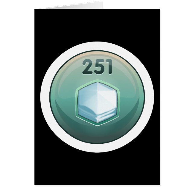 Cartão Glitch Achieving minor refiner shiny class (Frente)