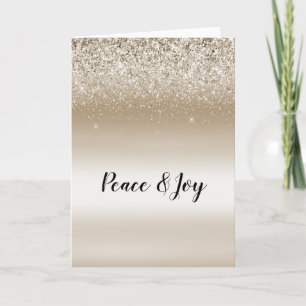 Cartão Glitz Dourada