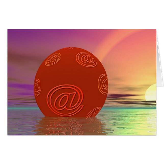 Cartão Globo de Email (Frente Horizontal)