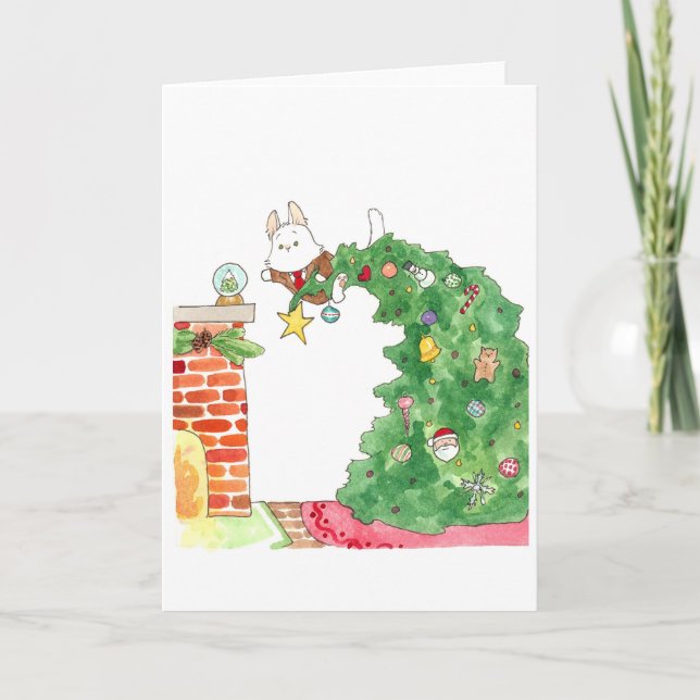 Cartão Globo de neve (Frente)