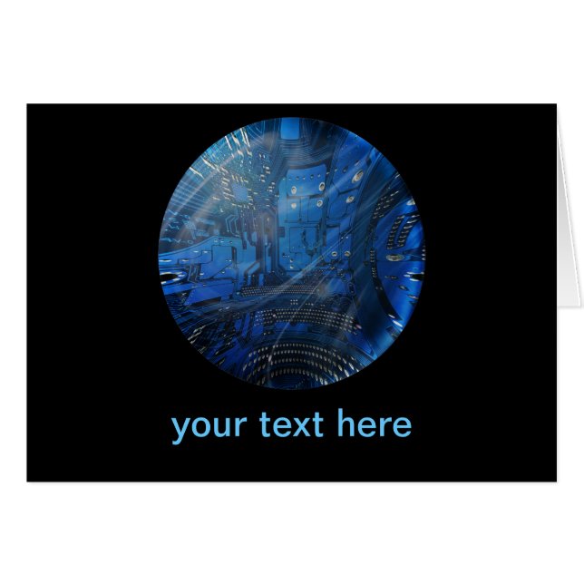 Cartão globo eletrônico (Frente Horizontal)