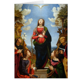 CARTÃO GLÓRIA À CONCEIÇÃO IMACULADA