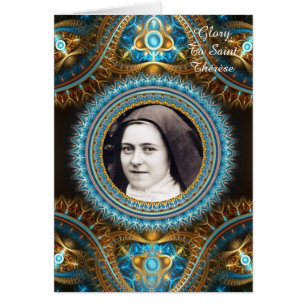 Cartão Glória Ao Santo Therese De Lisieux