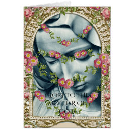 CARTÃO GLÓRIA PARA A MÃE DE DEUS