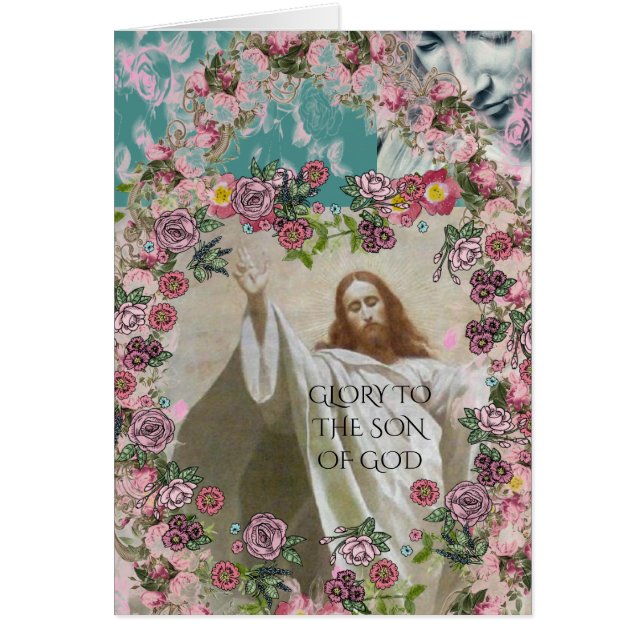 CARTÃO GLÓRIA PARA O FILHO DE DEUS (Frente)