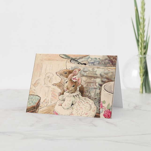 Cartão Gloucester Tailor's Lament de Beatrix Potter (Frente)