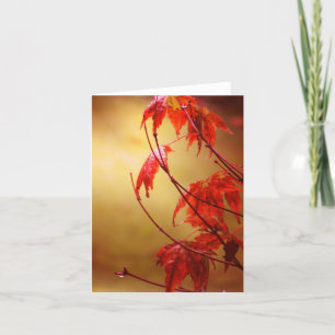 Cartão Glowing Fire Blank Note Card