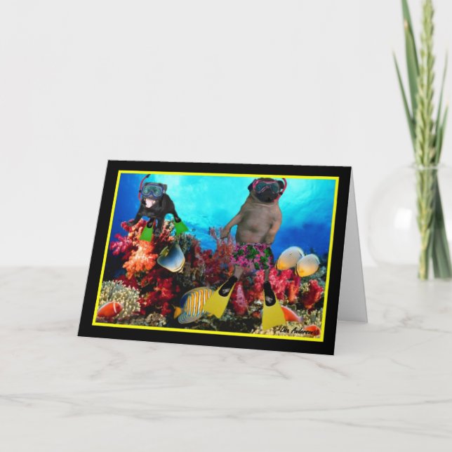 Cartão Glub Glub! (Frente)