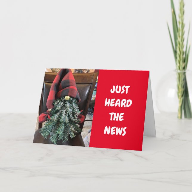 Cartão GNOME DIZ **FELIZ 70 BIRTHDAY** Card (Frente)