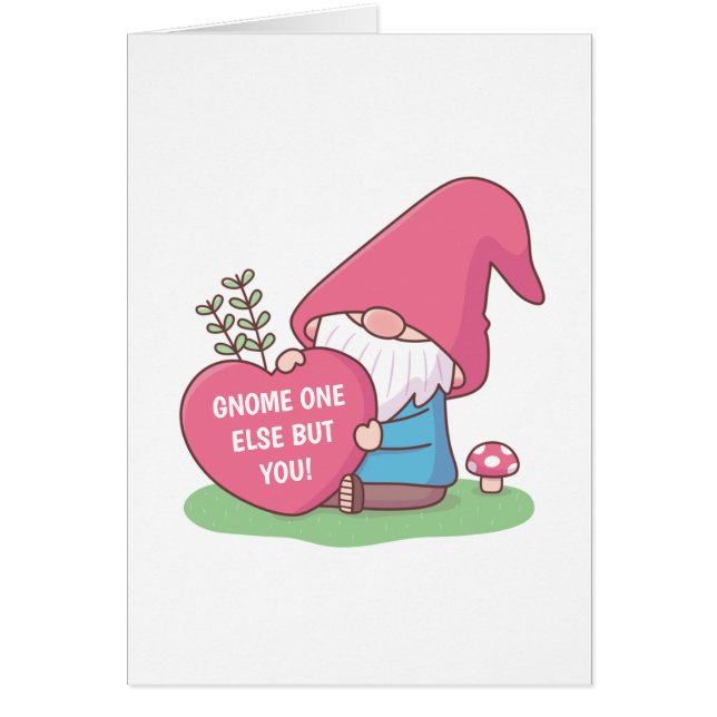 Cartão Gnome Mais Um, Mas Seu Feliz Jogo De Aniversário (Frente)