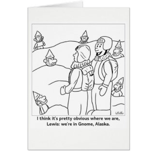 Cartão Gnomo Alaska