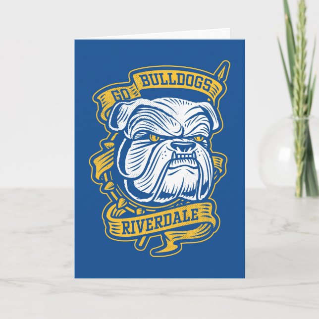 Cartão Go Bulls - Riverdale Mascot Banner (Frente)