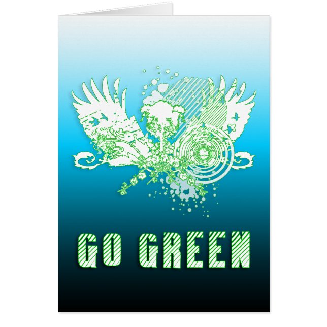Cartão go green : hi-fi tree (Frente)