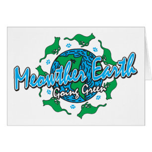Cartão Go Green Mother Earth