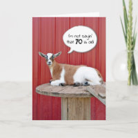 Goat Humor para o Aniversário 70
