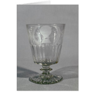 Cartão Goblet gravado em roda, c.1800-25