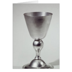 Cartão Goblet ou copo de vinho, sul-americano