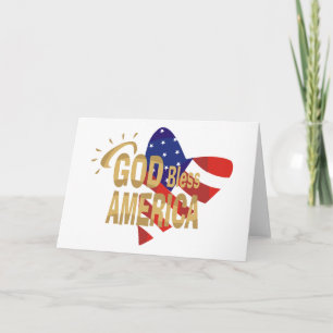 Cartão God Bless America card