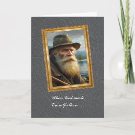 Cartão God threw away the Grandfather mold