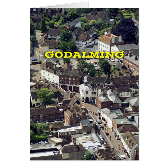 Cartão Godalming Surrey Inglaterra (Frente)