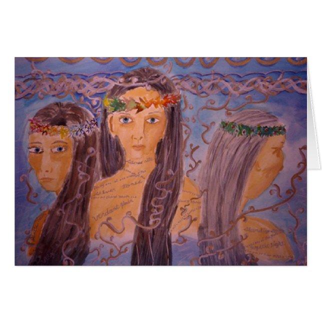 Cartão Goddes triplo (Frente Horizontal)