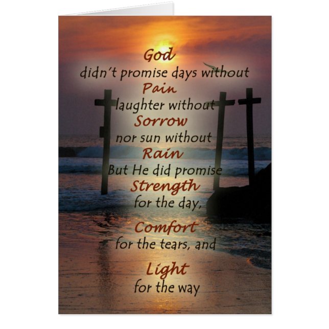 Cartão Goddidntprometedaszle (Frente)