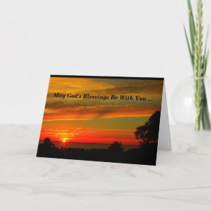 Cartão God's Blessings Be With You First Communion Card