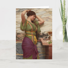 Cartão Godward A Fair Reflete CC0630 Art Greeting Card (C