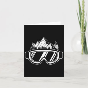 Cartão Gogles de Snowboard - Competição Wintersport Snowb