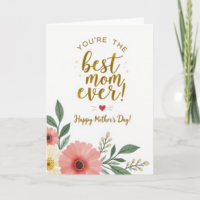 Cartão Golden Affection Celebration Card (Frente)