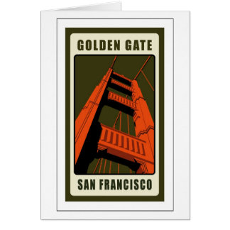 Cartão Golden gate bridge