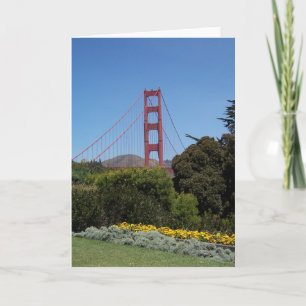 Cartão Golden Gate Bridge Greeting Card
