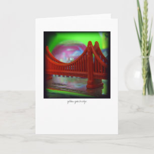 Cartão golden gate bridge - greeting card