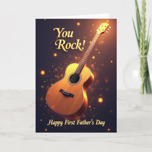 Cartão Golden Guitar You Rock