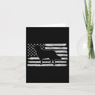 Cartão Golden Retrievers Cachorro Bandeira Dos EUA 4 De J