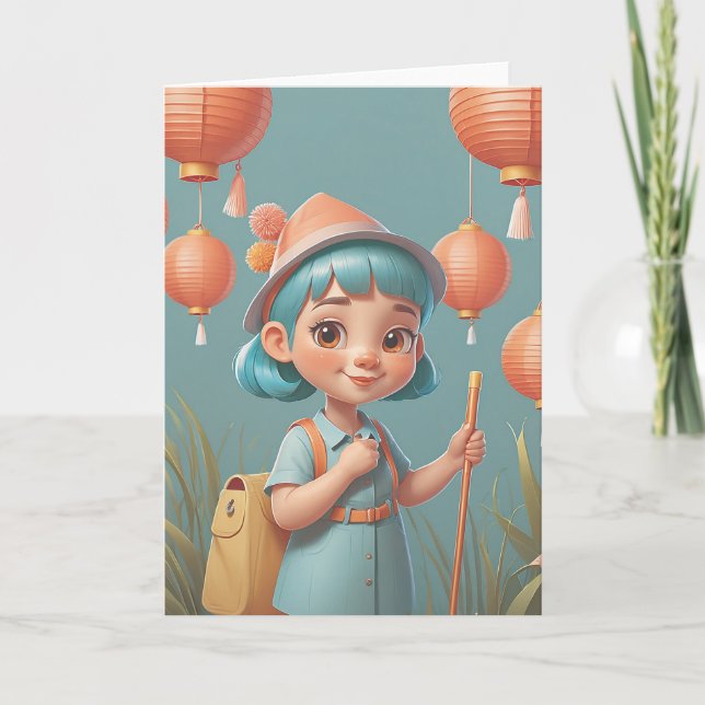 Cartão Golden Years Birthday Delight (Frente)