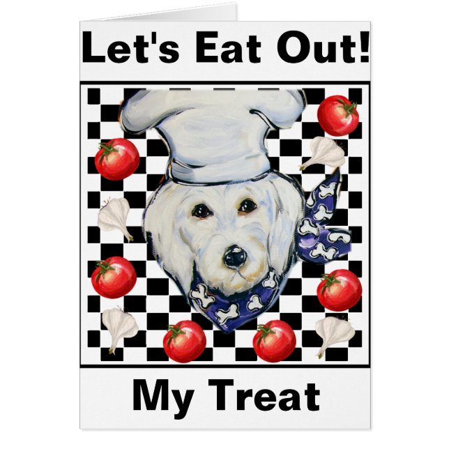 Cartão Goldendoodle (Frente)