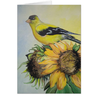Cartão Goldfinch