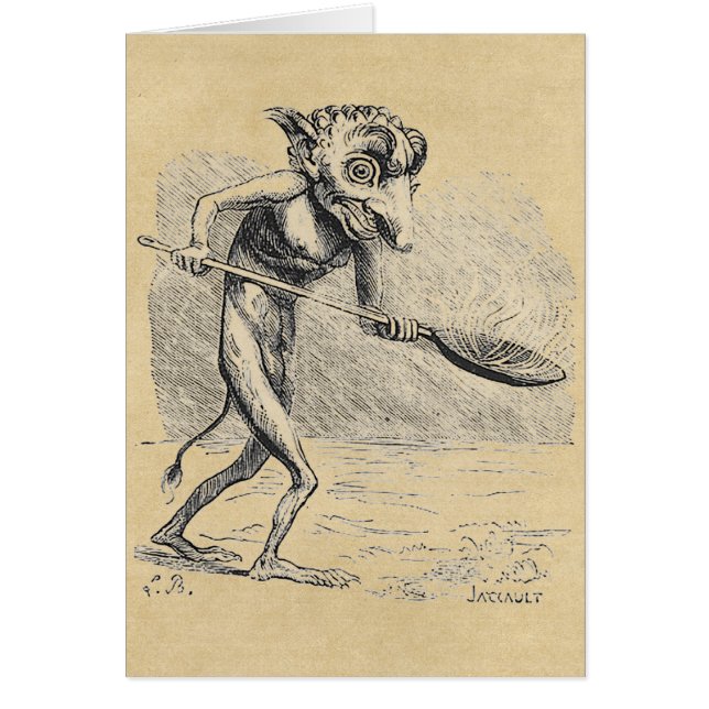 Cartão Golem Stirs, o Caldeirão (Frente)