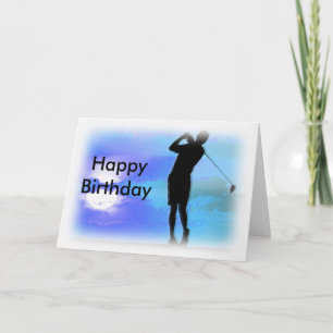 Cartão Golf, Happy Birthday