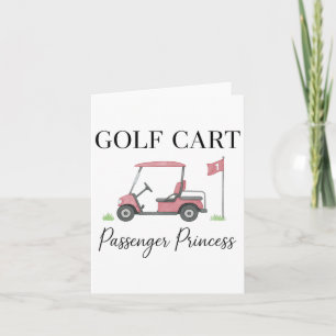 Cartão Golf Player Golf Vibes Coquette Golf Carrinho P
