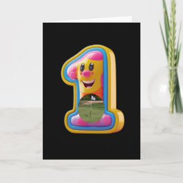 Cartão Golfe. Buraco num.